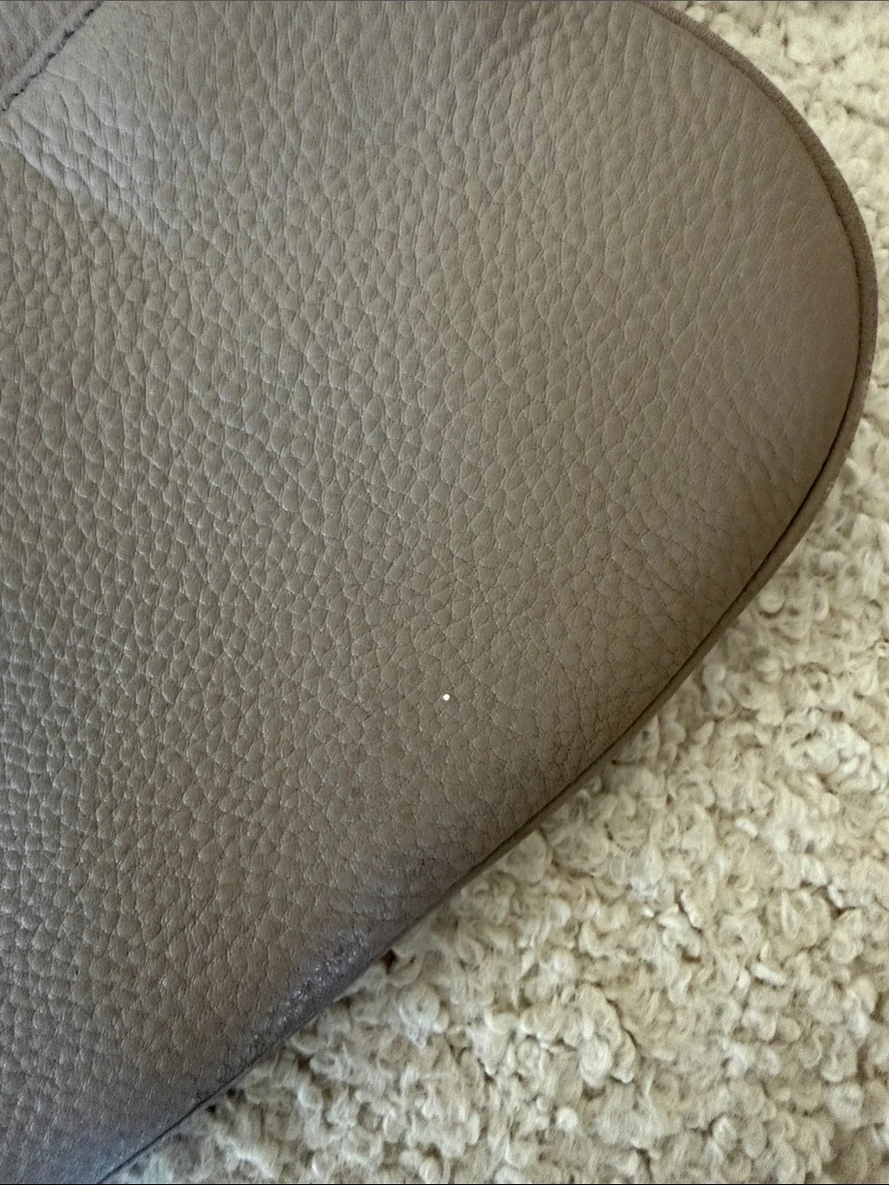 Tory Burch Pebbled Leather Crossbody in Taupe